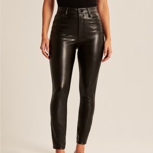 Abercrombie Skinny Leather Pants